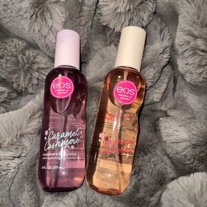 2 EOS Holiday Body Mist Limited Edition Peppermint Hydrating Caramel Mist 2 X